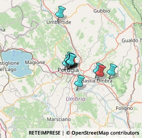 Mappa Via Giochetto, 06126 Perugia PG, Italia (7.30167)