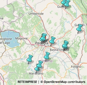 Mappa Via Giochetto, 06126 Perugia PG, Italia (17.08083)