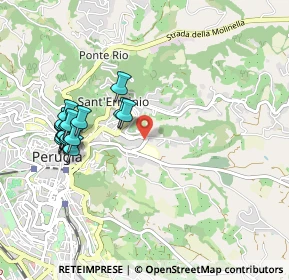 Mappa Via Giochetto, 06126 Perugia PG, Italia (1.046)