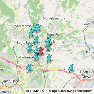 Mappa Via Bartolo, 06122 Perugia PG, Italia (1.52267)