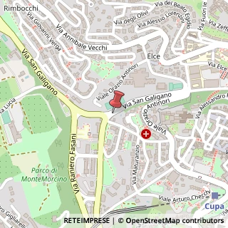 Mappa Via S. Galigano, 24, 06100 Perugia, Perugia (Umbria)