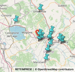 Mappa Strada Fontana La Trinità, 06073 Corciano PG, Italia (13.86688)