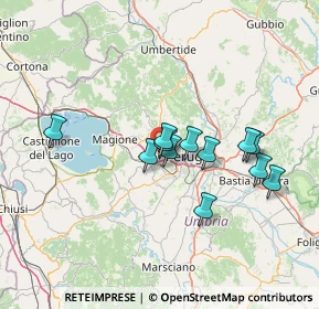 Mappa Strada Fontana La Trinità, 06073 Corciano PG, Italia (11.87583)