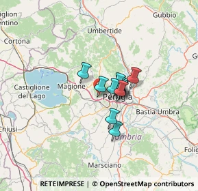 Mappa Strada Fontana La Trinità, 06073 Corciano PG, Italia (7.06)
