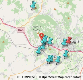 Mappa Strada Fontana La Trinità, 06073 Corciano PG, Italia (3.8775)