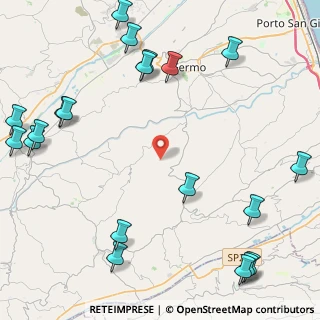 Mappa Contrada Levandara, 63825 Monterubbiano FM, Italia (6.518)