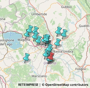 Mappa Via Appia, 06123 Perugia PG, Italia (9.29211)