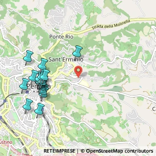 Mappa Via del Giochetto, 06122 Perugia PG, Italia (1.25647)