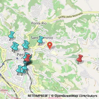 Mappa Via del Giochetto, 06122 Perugia PG, Italia (1.37824)