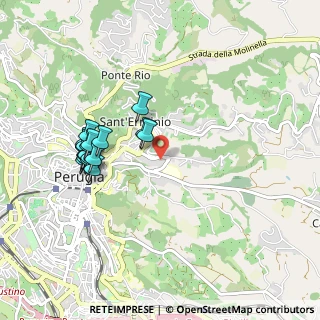 Mappa Via del Giochetto, 06122 Perugia PG, Italia (0.969)