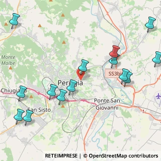 Mappa Via del Giochetto, 06122 Perugia PG, Italia (5.59)
