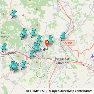 Mappa Via del Giochetto, 06122 Perugia PG, Italia (5.03533)