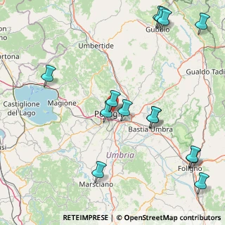 Mappa Via del Giochetto, 06122 Perugia PG, Italia (21.91929)