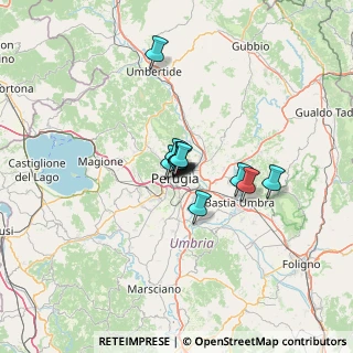 Mappa Via del Pasticcio, 06122 Perugia PG, Italia (7.04417)