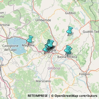 Mappa Via del Pasticcio, 06122 Perugia PG, Italia (6.45545)