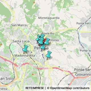 Mappa Via del Pasticcio, 06122 Perugia PG, Italia (0.83636)
