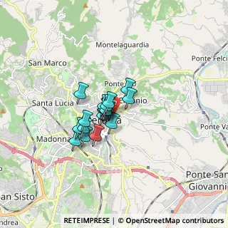 Mappa Via del Pasticcio, 06122 Perugia PG, Italia (1.00833)