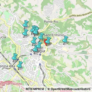Mappa Via del Pasticcio, 06122 Perugia PG, Italia (0.87929)