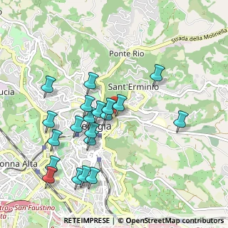 Mappa Via del Pasticcio, 06122 Perugia PG, Italia (1.025)
