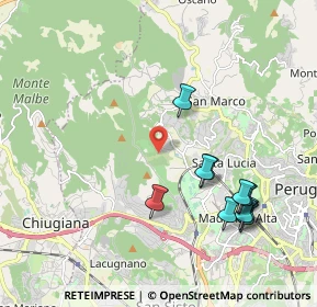 Mappa Via Campo del Patollo, 06131 Perugia PG, Italia (2.21909)