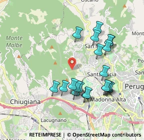 Mappa Via Campo del Patollo, 06131 Perugia PG, Italia (1.905)