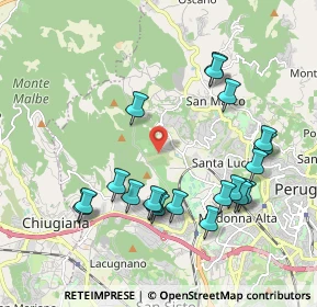 Mappa Via Campo del Patollo, 06131 Perugia PG, Italia (2.137)