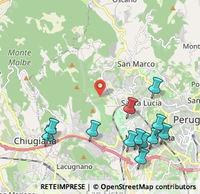 Mappa Via Campo del Patollo, 06131 Perugia PG, Italia (2.58833)