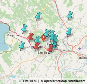 Mappa Via Campo del Patollo, 06131 Perugia PG, Italia (5.56533)