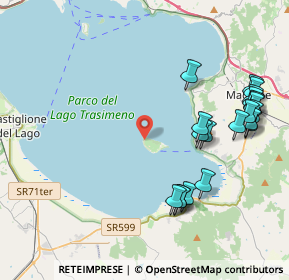 Mappa Unnamed Road, 06061 Castiglione del lago PG, Italia (4.925)