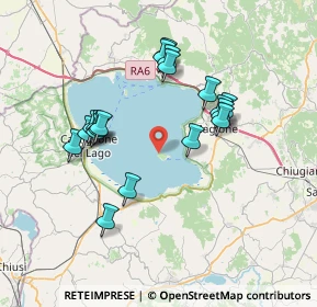 Mappa Unnamed Road, 06061 Castiglione del lago PG, Italia (7.02)