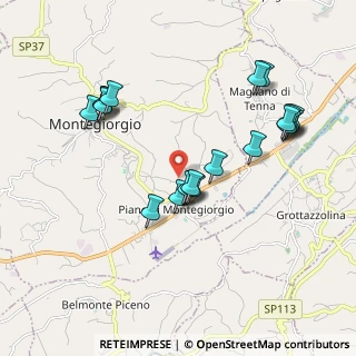 Mappa Contrada Colle Regnano, 63833 Montegiorgio FM, Italia (1.9995)