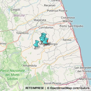 Mappa Contrada Montamboni, 63833 Montegiorgio FM, Italia (12.95167)