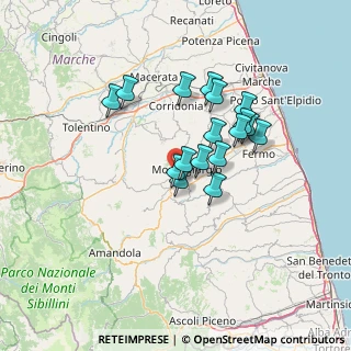 Mappa Contrada Montamboni, 63833 Montegiorgio FM, Italia (11.33882)