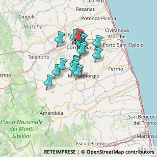 Mappa Contrada Montamboni, 63833 Montegiorgio FM, Italia (10.773)