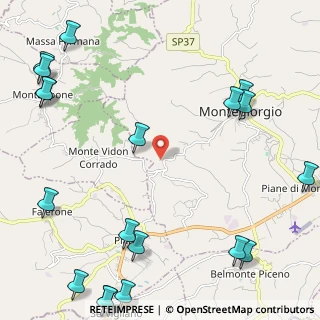 Mappa Contrada Montamboni, 63833 Montegiorgio FM, Italia (3.49789)