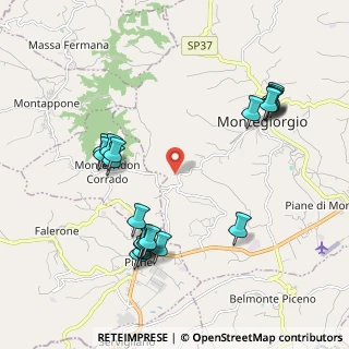 Mappa Contrada Montamboni, 63833 Montegiorgio FM, Italia (2.3115)