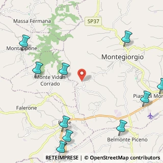 Mappa Contrada Montamboni, 63833 Montegiorgio FM, Italia (3.42818)