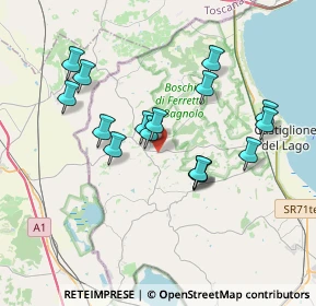 Mappa Via Napoli, 06061 Castiglione del lago PG, Italia (3.43563)