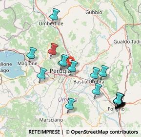Mappa Via Alberto Monni, 06100 Perugia PG, Italia (19.7315)