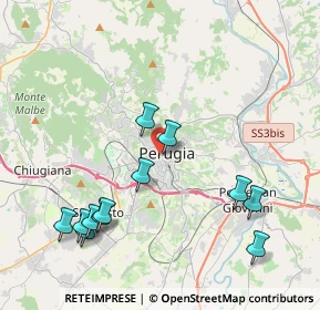 Mappa Via Pompeo Pellini, 06123 Perugia PG, Italia (4.66583)