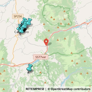Mappa Località Sfercia, 62032 Camerino MC, Italia (5.6305)