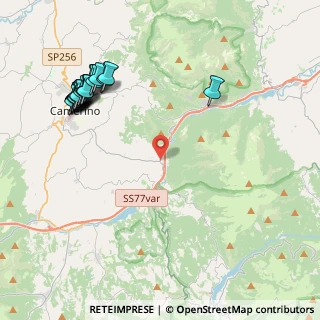 Mappa Località Sfercia, 62032 Camerino MC, Italia (5.316)