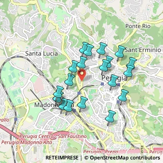 Mappa Via Ruggero D'Andreotto, 06124 Perugia PG, Italia (0.8645)