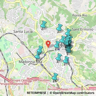 Mappa Via Felice Ciatti, 06124 Perugia PG, Italia (0.861)