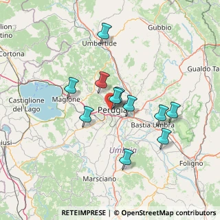 Mappa Via Felice Ciatti, 06124 Perugia PG, Italia (12.50455)