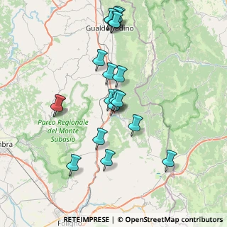 Mappa Via San Martino, 06025 Nocera Umbra PG, Italia (7.95)