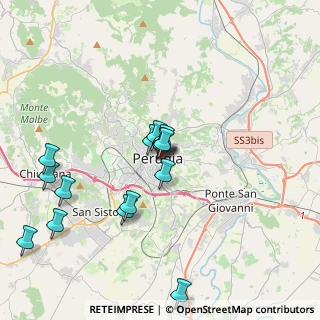 Mappa Via Santa Margherita, 06122 Perugia PG, Italia (3.78533)