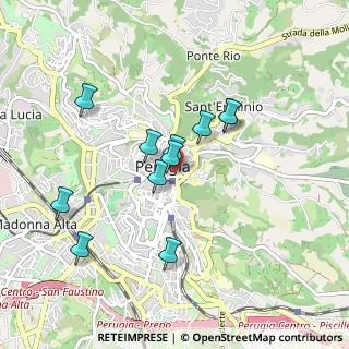 Mappa Via Santa Margherita, 06122 Perugia PG, Italia (0.82727)