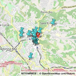 Mappa Via Santa Margherita, 06122 Perugia PG, Italia (0.5775)