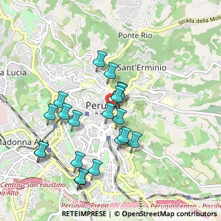Mappa Via Santa Margherita, 06122 Perugia PG, Italia (0.975)